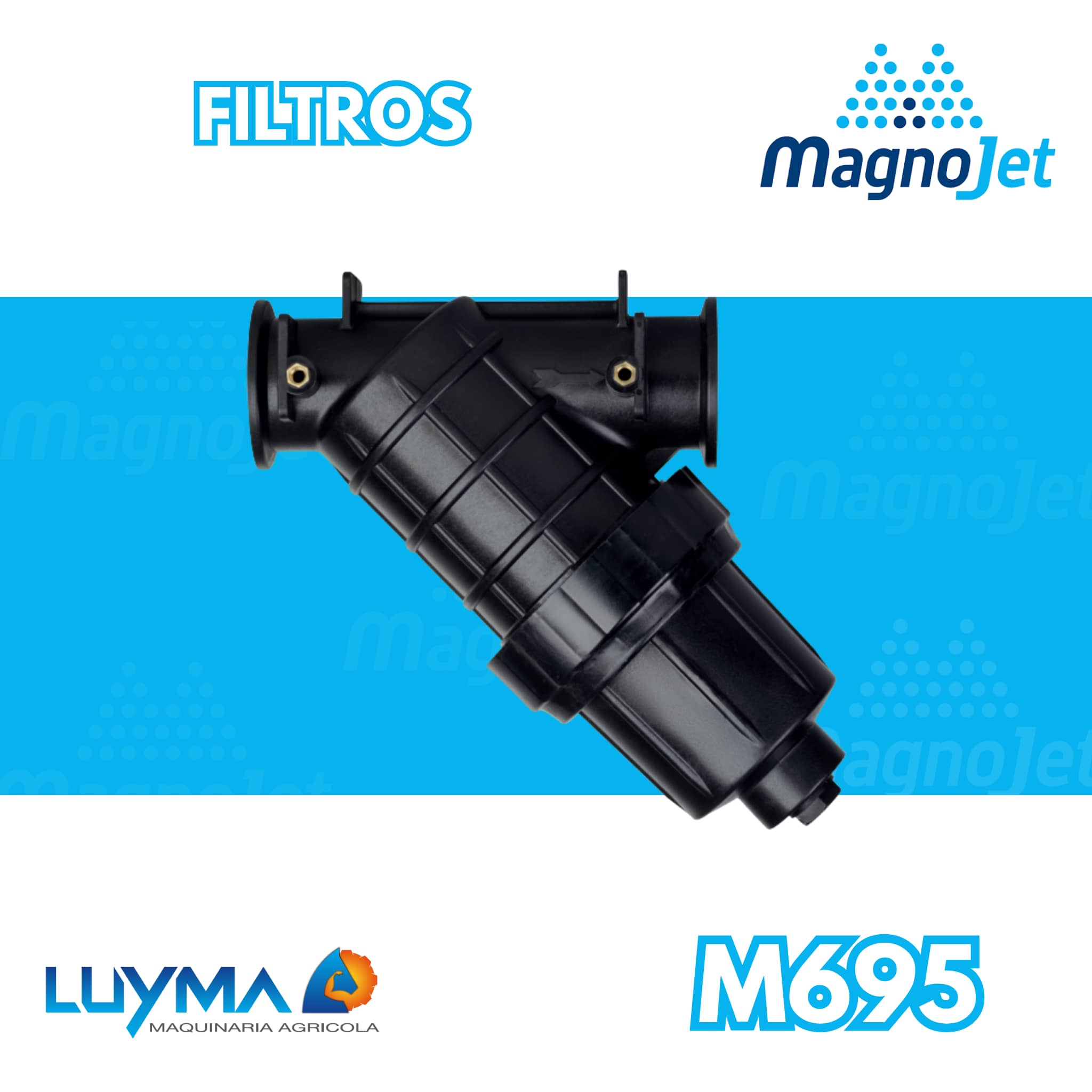 Filtro Línea Magnojet en Y 2” 150 PSI Fumigación