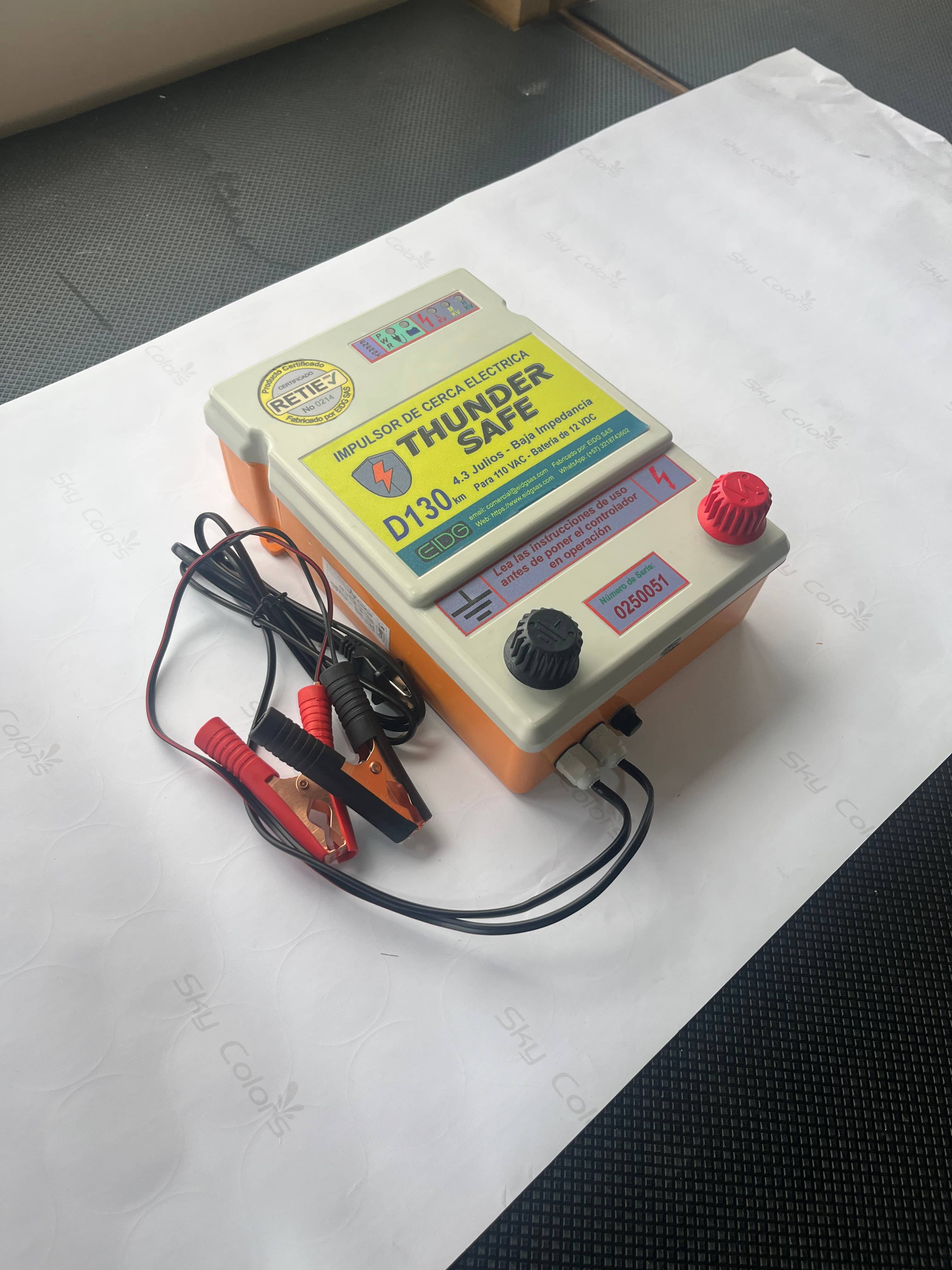 Impulsor de Cerca Eléctrica Thunder Safe D130KM